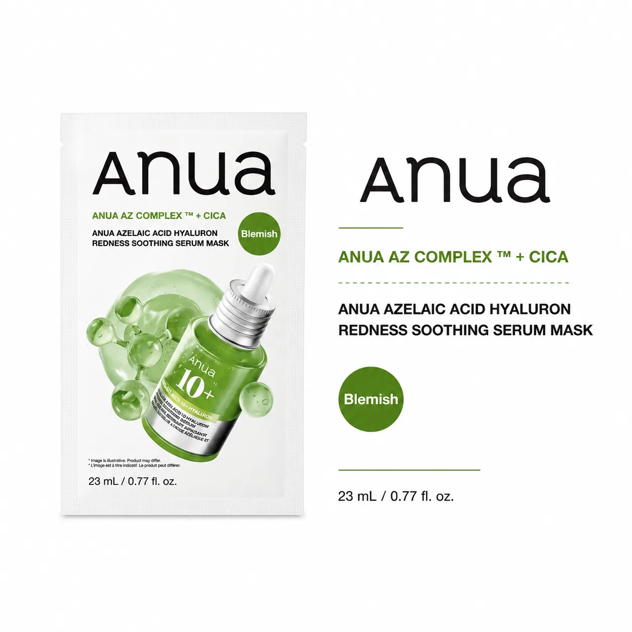 Anua Azelaic Acid Hyaluron Redness Soothing Serum Mask 23ml - Image 2