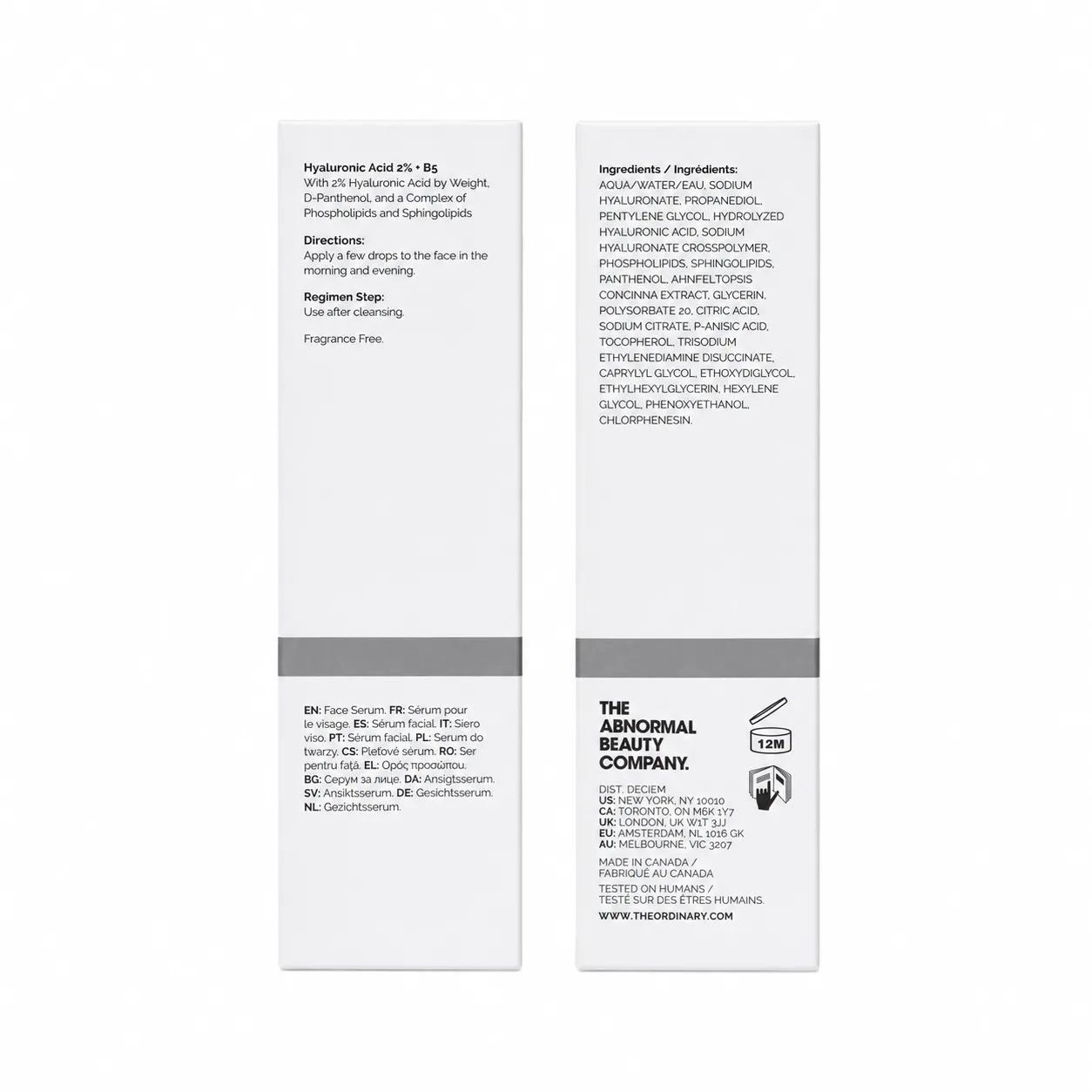 The Ordinary Hyaluronic Acid 2% + B5 (with Ceramides) - Image 3